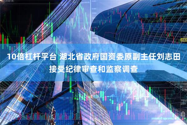 10倍杠杆平台 湖北省政府国资委原副主任刘志田接受纪律审查和监察调查